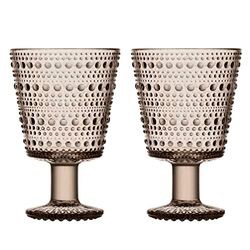 iittala Kastehelmi stikls ar kāju 2-gab. komplekts 26 cl iittala Kastehelmi stikls ar kāju 2-gab. komplekts 26 cl