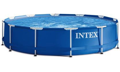 Intex Peldbaseins Metāla Rāmis 366 x 76cm + Pumpe (28212) Intex Peldbaseins Metāla Rāmis 366 x 76cm + Pumpe (28212)