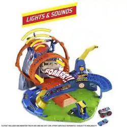 Mattel Hot Wheels Monster Trucks T-Rex Vulkanarena Mattel Hot Wheels Monster Trucks T-Rex Vulkanarena