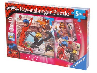 Ravensburger Puzzle Unsere Helden Ladybug und Cat Noir Ravensburger Puzzle Unsere Helden Ladybug und Cat Noir