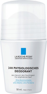La Roche-Posay 24h fizioloģiskais dezodorants Roll-On 50 ml La Roche-Posay 24h fizioloģiskais dezodorants Roll-On 50 ml