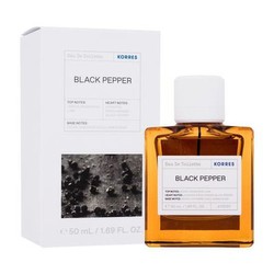 Korres Black Pepper tualetes ūdens 50 ml Korres Black Pepper tualetes ūdens 50 ml