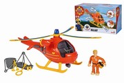 Simba Toys Ugunsdzēsējs Sems helikopters Wallaby ar figūru Simba Toys Ugunsdzēsējs Sems helikopters Wallaby ar figūru