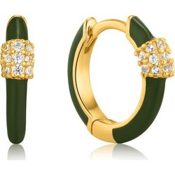 Ania Haie Forest Green Emaljas Karabīna Kreoles (E031-01G-G) Ania Haie Forest Green Emaljas Karabīna Kreoles (E031-01G-G)