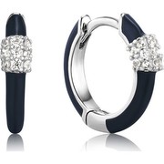 Ania Haie Blue Enamel Carabiner Huggie Creolen  (E031-01H-B) Ania Haie Blue Enamel Carabiner Huggie Creolen  (E031-01H-B)