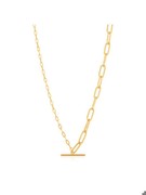 Ania Haie Mixed Link T-bar ķēde (N021-02G) Ania Haie Mixed Link T-bar ķēde (N021-02G)
