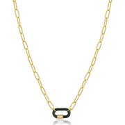 Ania Haie Forest Green Emalja Karabīne Kette (N031-01G-G) Ania Haie Forest Green Emalja Karabīne Kette (N031-01G-G)