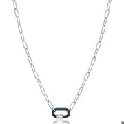 Ania Haie Navy Blue Emaljas Karabīnes Ķēde (N031-01H-B) Ania Haie Navy Blue Emaljas Karabīnes Ķēde (N031-01H-B)