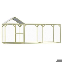 vidaXL Vistu būris Impregnēta priede 4,5 x 1,5 x 2 m vidaXL Vistu būris Impregnēta priede 4,5 x 1,5 x 2 m