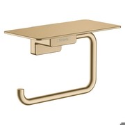 Hansgrohe AddStoris tualetes papīra turētājs ar plauktu (41772140) Hansgrohe AddStoris tualetes papīra turētājs ar plauktu (41772140)