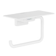 Hansgrohe AddStoris tualetes papīra turētājs ar plauktu (41772700) Hansgrohe AddStoris tualetes papīra turētājs ar plauktu (41772700)