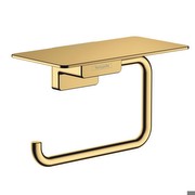 Hansgrohe AddStoris tualetes papīra turētājs ar plauktu (41772990) Hansgrohe AddStoris tualetes papīra turētājs ar plauktu (41772990)