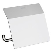 Hansgrohe AddStoris tualetes papīra turētājs ar vāku (41753000) Hansgrohe AddStoris tualetes papīra turētājs ar vāku (41753000)