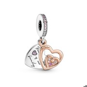 Pandora Savijušās Bezgalības Sirdis Dubultais Piekariņš (781020C01) Pandora Savijušās Bezgalības Sirdis Dubultais Piekariņš (781020C01)