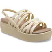 Crocs Brooklyn Strappy Low Wedge Sieviešu Crocs Brooklyn Strappy Low Wedge Sieviešu
