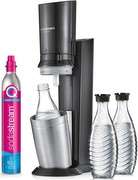 SodaStream Crystal 3.0 komplekts ar CO2 balonu un 3x stikla karafe 0,7 l SodaStream Crystal 3.0 komplekts ar CO2 balonu un 3x stikla karafe 0,7 l