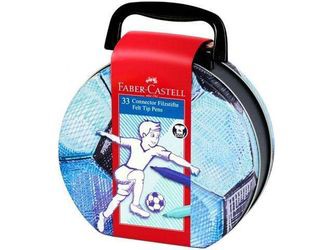Faber-Castell Connector Filzstift Futbola koferis 33 gab. (155538) Faber-Castell Connector Filzstift Futbola koferis 33 gab. (155538)