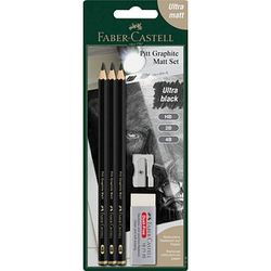 Faber-Castell Pitt Graphite Matt komplekts 5-gab. (115296) Faber-Castell Pitt Graphite Matt komplekts 5-gab. (115296)
