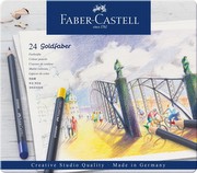 Faber-Castell Goldfaber krāsu zīmulis 24 gab metāla futrālī (114724) Faber-Castell Goldfaber krāsu zīmulis 24 gab metāla futrālī (114724)