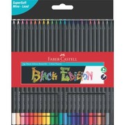 Faber-Castell Black Edition krāsainie zīmuļi 24 gabalu kartona etvija (116424) Faber-Castell Black Edition krāsainie zīmuļi 24 gabalu kartona etvija (116424)
