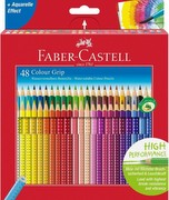 Faber-Castell Colour Grip krāsainais zīmulis 48 gab kartona futrālī (112449) Faber-Castell Colour Grip krāsainais zīmulis 48 gab kartona futrālī (112449)