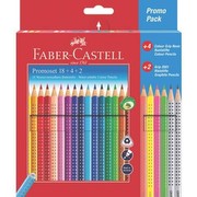 Faber-Castell Colour Grip krāsainie zīmuļi 24 gab Promo Pack (201540) Faber-Castell Colour Grip krāsainie zīmuļi 24 gab Promo Pack (201540)