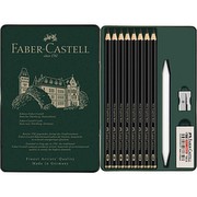 Faber-Castell Pitt Graphite Matt 11er Metalletui (115220) Faber-Castell Pitt Graphite Matt 11er Metalletui (115220)
