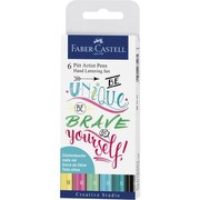 Faber-Castell Pitt Artist Pen Lettering 6er Etui (267116) Faber-Castell Pitt Artist Pen Lettering 6er Etui (267116)