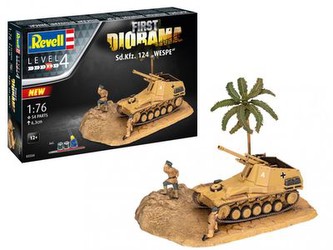 Revell First Diorama Set - Sd.Kfz. 124 Wespe (03334) Revell First Diorama Set - Sd.Kfz. 124 Wespe (03334)