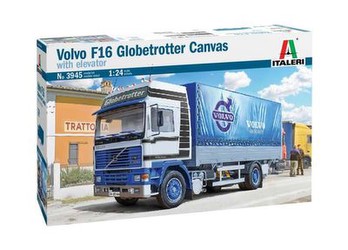 Italeri Volvo F16 Globetrotter ar pacēlāju (3945) Italeri Volvo F16 Globetrotter ar pacēlāju (3945)