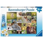 Ravensburger Puzzle XXL Mīļi Dzīvnieku Mazulīši Ravensburger Puzzle XXL Mīļi Dzīvnieku Mazulīši