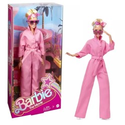 Mattel Barbie The Movie Margot Robbie kā Barbie rozā kombinezonā (HRF29) Mattel Barbie The Movie Margot Robbie kā Barbie rozā kombinezonā (HRF29)