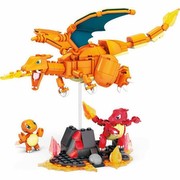 Mattel MEGA Construx Pokémon Charmander evolūcijas komplekts Mattel MEGA Construx Pokémon Charmander evolūcijas komplekts
