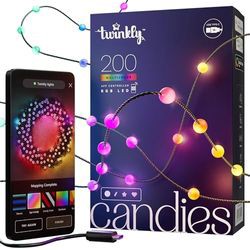 Twinkly Candies Pearls 200 LED zaļš (TWKP200RGB-GTWS) Twinkly Candies Pearls 200 LED zaļš (TWKP200RGB-GTWS)