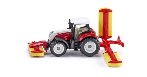 Siku Steyr ar Pöttinger pļaujmašīnu kombināciju (1672) Siku Steyr ar Pöttinger pļaujmašīnu kombināciju (1672)