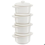 Staub Ceramique Cocotte Rund 4-tlg. Staub Ceramique Cocotte Rund 4-tlg.