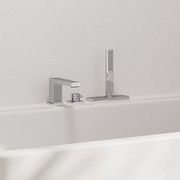 Hansgrohe Tecturis E 3-caurumu vannas malas jaucējkrāns (73443000) Hansgrohe Tecturis E 3-caurumu vannas malas jaucējkrāns (73443000)