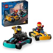 LEGO City Go-Karts ar sacīkšu braucējiem (60400) LEGO City Go-Karts ar sacīkšu braucējiem (60400)