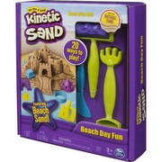 Spin Master Kinetic Sand Pludmales jautrības komplekts Spin Master Kinetic Sand Pludmales jautrības komplekts