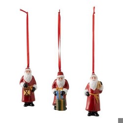 Villeroy & Boch Nostalgic Ornamente-Set Santa Claus Villeroy & Boch Nostalgic Ornamente-Set Santa Claus