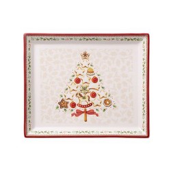 Villeroy & Boch Winter Bakery Delight maza taisnstūrveida cepumu šķīvis Villeroy & Boch Winter Bakery Delight maza taisnstūrveida cepumu šķīvis