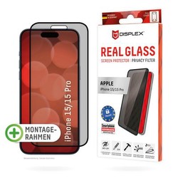 Displex Real Glass Privacy Apple iPhone 15/15 Pro (01844) Displex Real Glass Privacy Apple iPhone 15/15 Pro (01844)