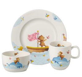 Villeroy & Boch Happy as a Bear komplekts 3-gab. Villeroy & Boch Happy as a Bear komplekts 3-gab.