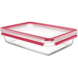 Emsa Clip & Close stikls taisnstūrveida 3 l Emsa Clip & Close stikls taisnstūrveida 3 l