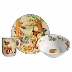 Ritzenhoff & Breker Meža dzīvnieku bērnu komplekts 3-gab. Ritzenhoff & Breker Meža dzīvnieku bērnu komplekts 3-gab.