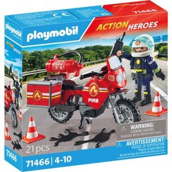 Playmobil City Action ugunsdzēsēju motocikls negadījuma vietā (71466) Playmobil City Action ugunsdzēsēju motocikls negadījuma vietā (71466)