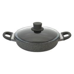 Ballarini Murano servēšanas panna ar stikla vāku 24 cm Ballarini Murano servēšanas panna ar stikla vāku 24 cm