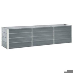 vidaXL Paaugstināta dobe cinkots tērauds (47044) vidaXL Paaugstināta dobe cinkots tērauds (47044)