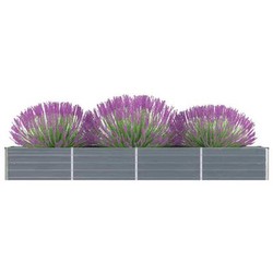 vidaXL Paaugstināta dobe cinkots tērauds (47052) vidaXL Paaugstināta dobe cinkots tērauds (47052)