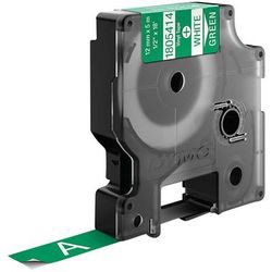 Dymo Rhino etiķešu lente vinils 12 mm x 5,5 m balts uz zaļa Dymo Rhino etiķešu lente vinils 12 mm x 5,5 m balts uz zaļa